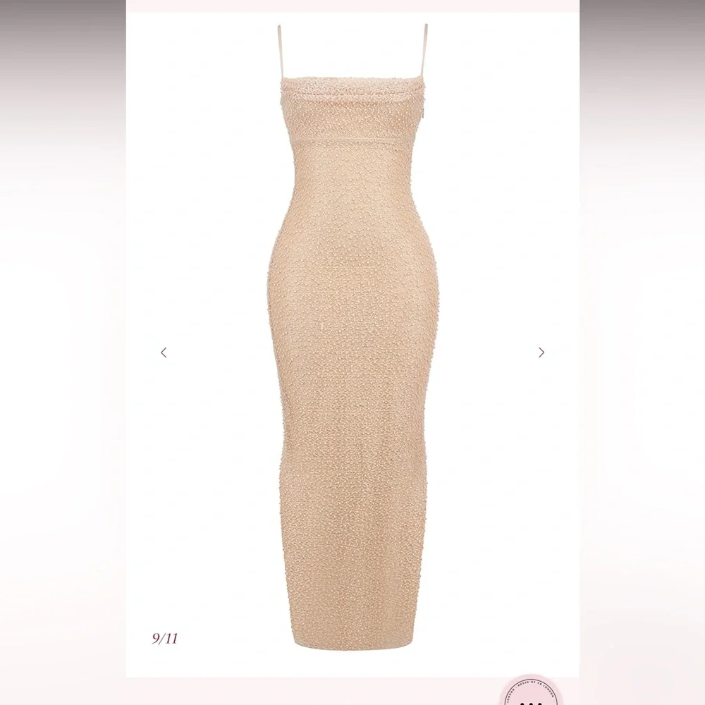 HOUSE OF CB-CALLA -Seapearl Embellished Maxi Dress - Picture 5 of 13